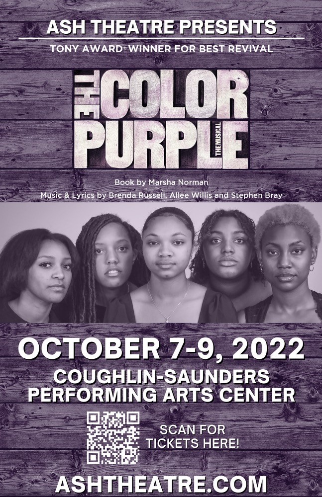 Play Bill/Poster of 5 Lovely young Black Women under the Title Dates displayed below them.